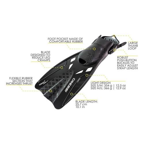 Cressi Tonga Adjustable Fins - Primary Image
