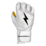 Adult Bruce Bolt Long Cuff Baseball Batting Gloves - Thumbnail 3 of 4