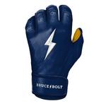 Adult Bruce Bolt Short Cuff Baseball Batting Gloves - Thumbnail 1 of 3