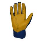 Youth Bruce Bolt Short Cuff Baseball Batting Gloves - Thumbnail 2 of 3