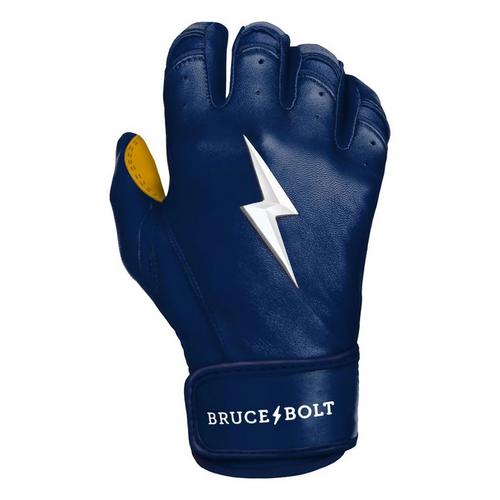 Adult Bruce Bolt Short Cuff Baseball Batting Gloves - Primary Image