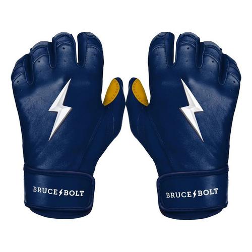 Adult Bruce Bolt Short Cuff Baseball Batting Gloves - Primary Image