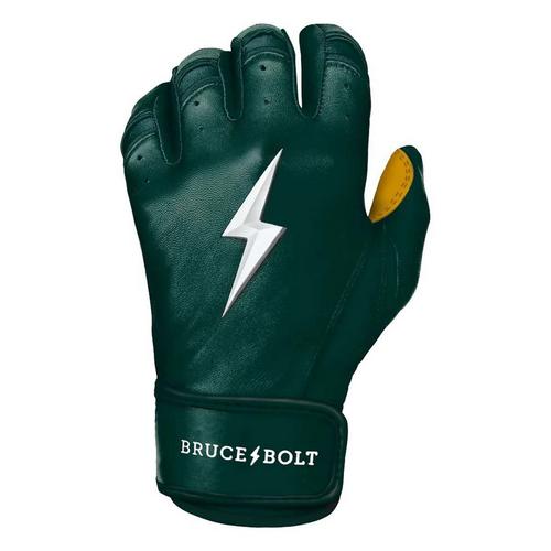 Adult Bruce Bolt Short Cuff Baseball Batting Gloves - Primary Image