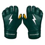Adult Bruce Bolt Short Cuff Baseball Batting Gloves - Thumbnail 3 of 3
