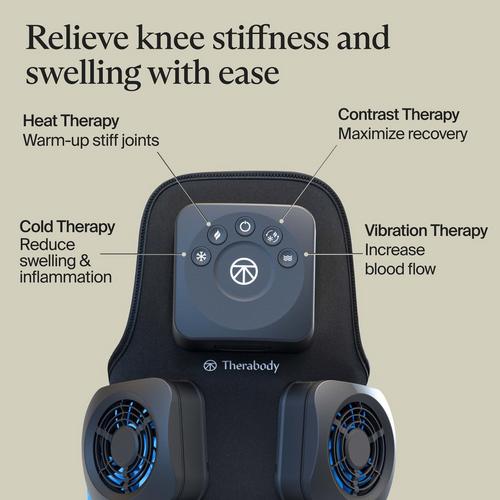 Therabody RecoveryTherm Hot and Cold Vibration Knee - Primary Image