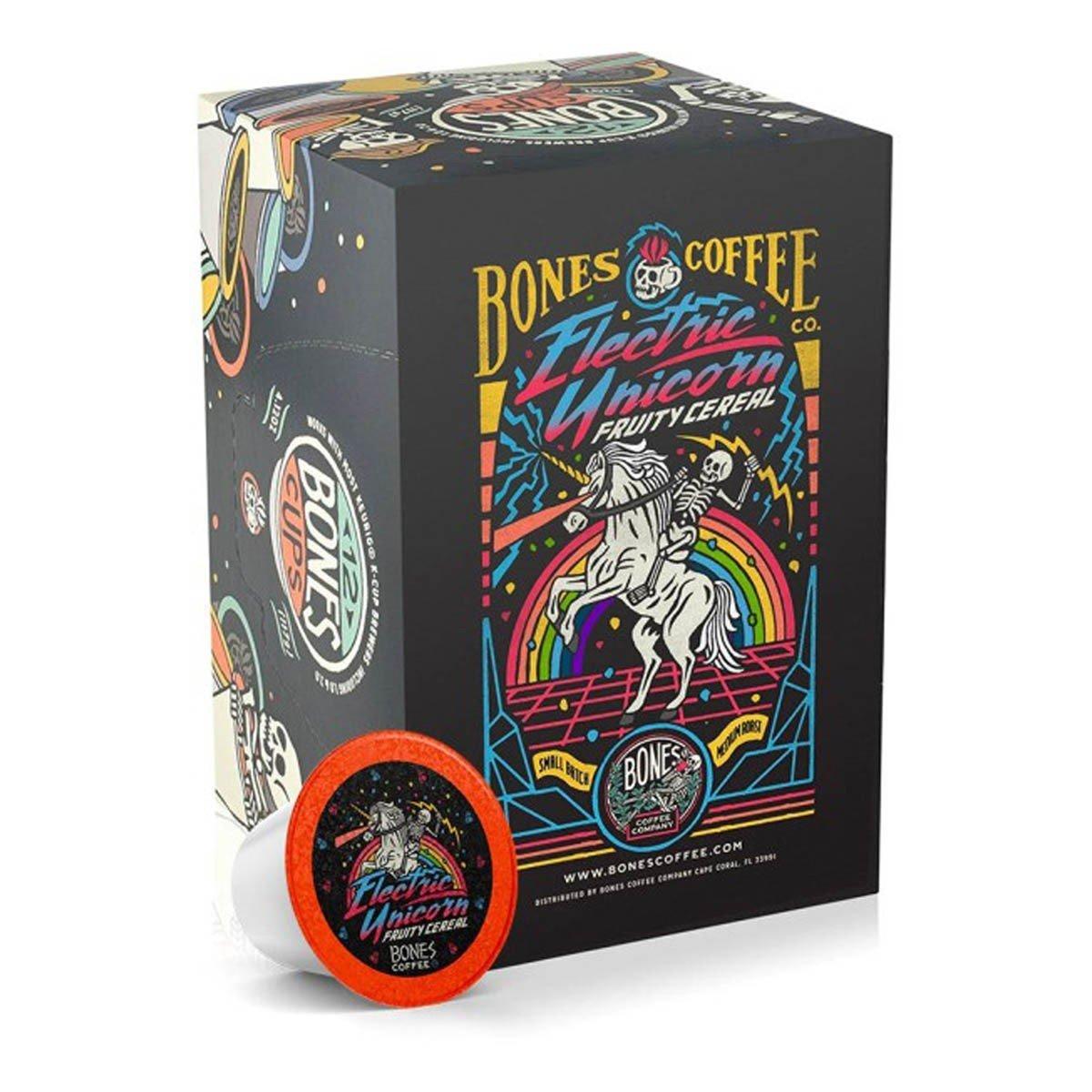 Bones Coffee Co. Electric Unicorn Fruity Cereal Cups - 12 Count Coffee - Bones Coffee Co.