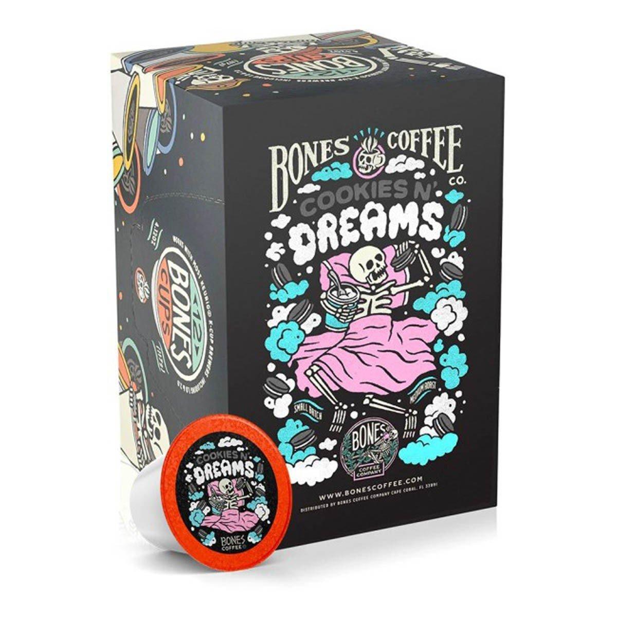 Bones Coffee Co. Cookies N' Dreams Cups - 12 Count Coffee - Bones Coffee Co.