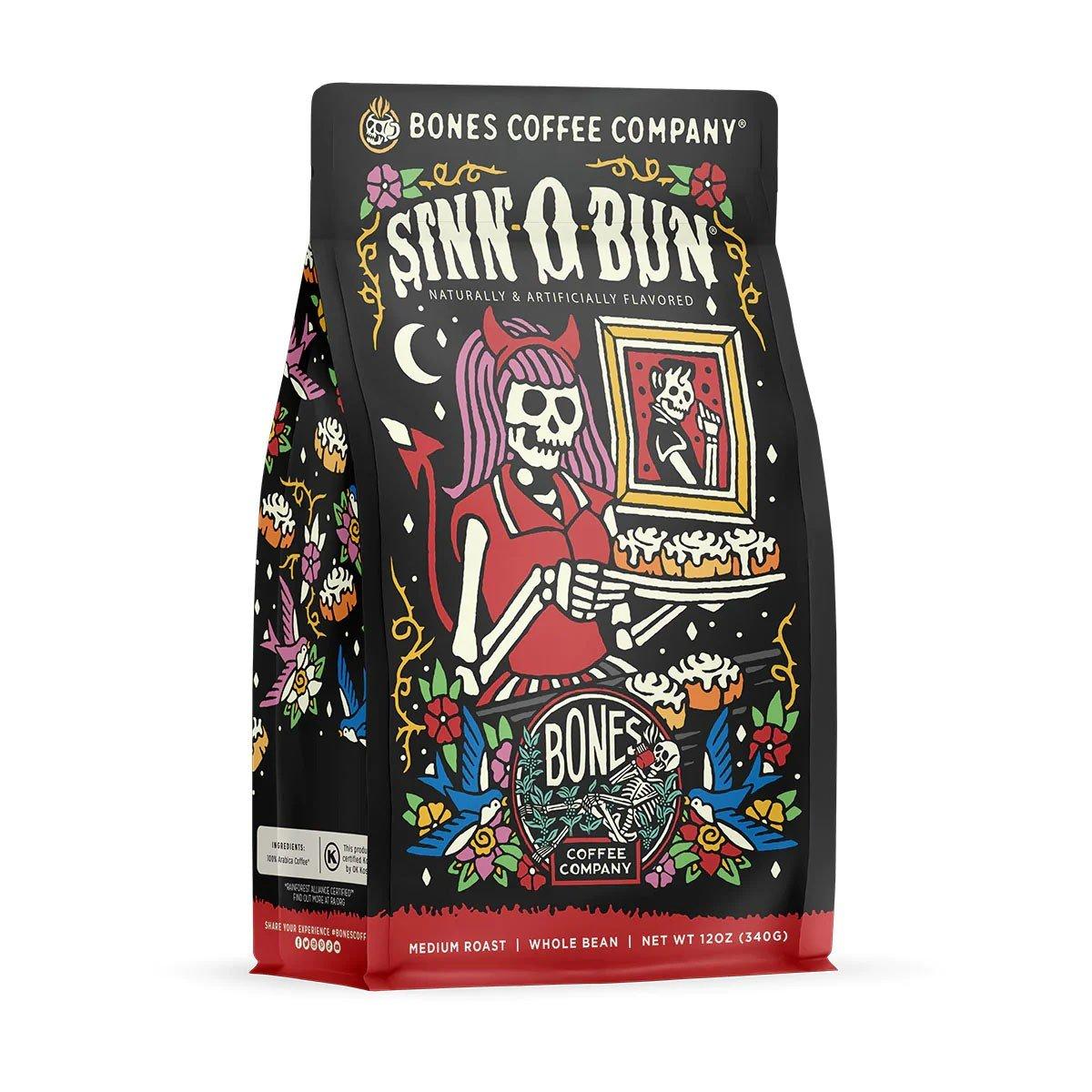Bones Coffee Co. Sinn-O-Bun Ground 12 oz Coffee - Bones Coffee Co.