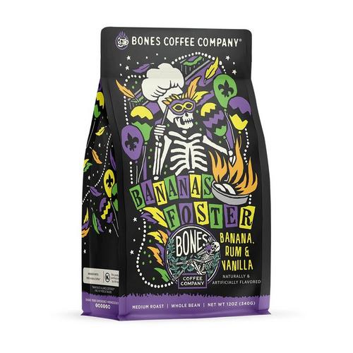 Bones Coffee Co. Bananas Foster Ground 12 oz Coffee - Primary Image