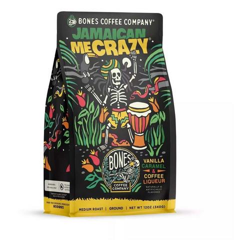 Bones Coffee Co. Jamaican Me Crazy Ground 12 oz Coffee - Primary Image