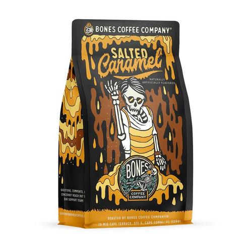 Bones Coffee Co. Salted Caramel Ground 12 oz Coffee - Primary Image