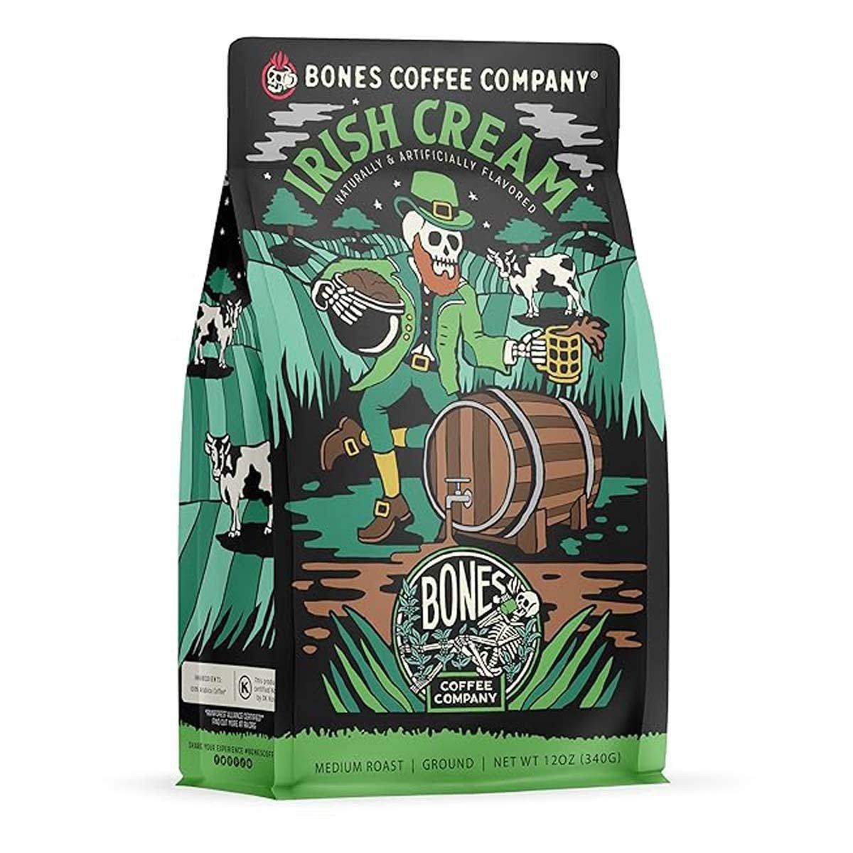 Bones Coffee Co. Irish Cream Ground 12 oz Coffee - Bones Coffee Co.