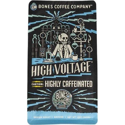 Bones Coffee Co. High Voltage Ground 12 oz Coffee - Primary Image