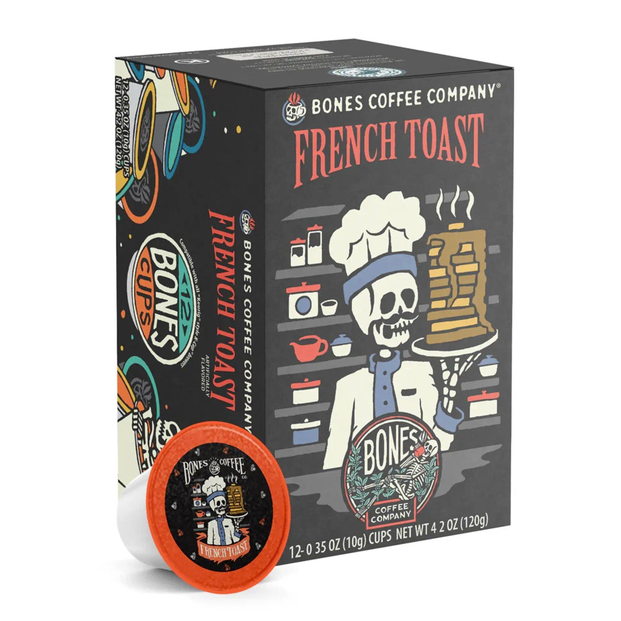 Bones Coffee Co. French Roast Bones Cups 12 Count Coffee - Bones Coffee Co.