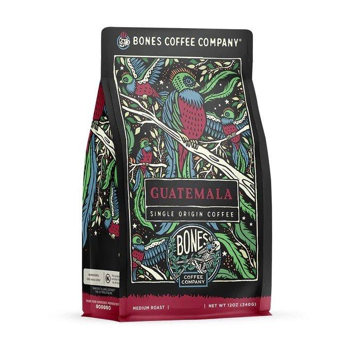 Bones Coffee Co. Guatemala Single-Origin Ground 12 oz Coffee - Bones Coffee Co.