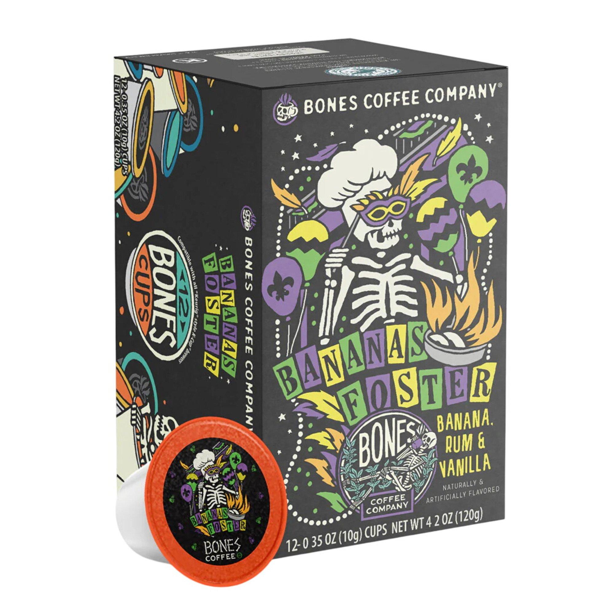 Bones Coffee Co. Bananas Foster 12 Ct Cups Coffee - Bones Coffee Co.