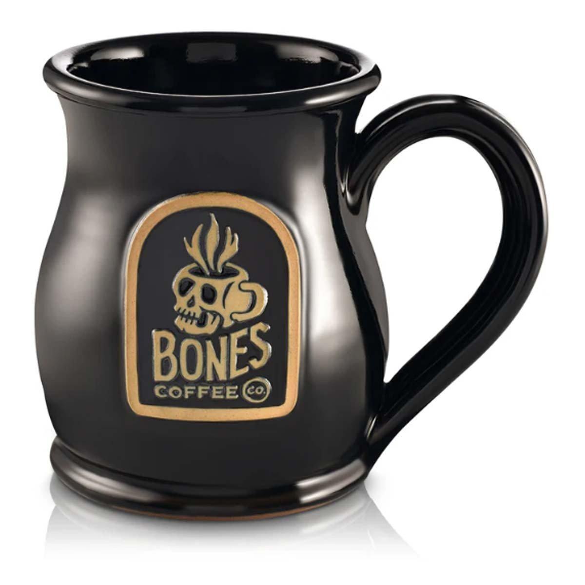 Bones Coffee Co. 14 oz Skull Logo Handthrown Mug - Bones Coffee Co.