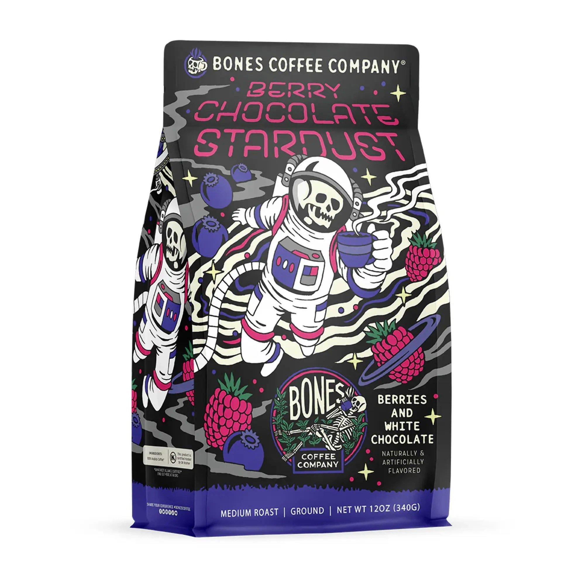 Bones Coffee Co. Berry Chocolate Stardust Ground 12 Oz Coffee - Bones Coffee Co.