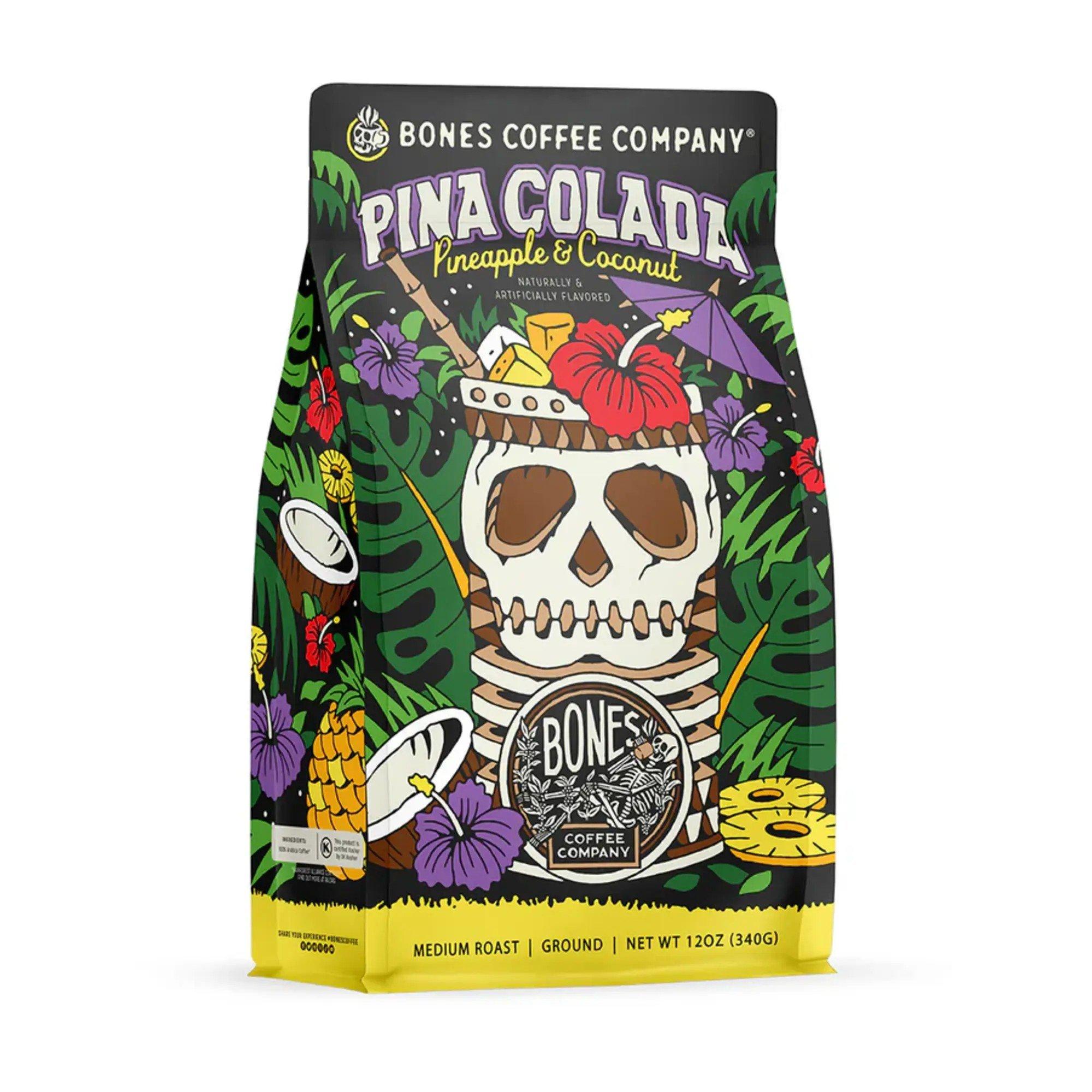 Bones Coffee Co. Pina Colada Ground Coffee - Bones Coffee Co.