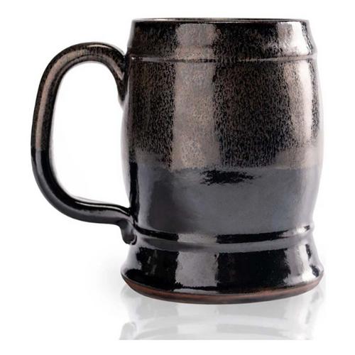 Bones Coffee Co. Classic Logo 20 oz Handthrown Metallic Glazed Mug - Primary Image