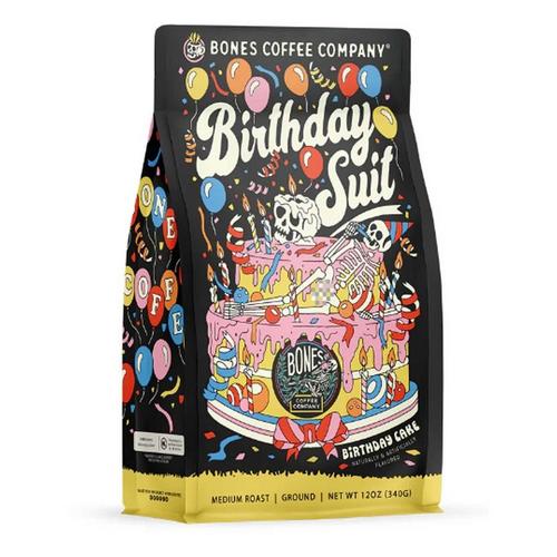 Bones Coffee Co. Birthday Suit Whole Bean 12 oz Coffee - Primary Image