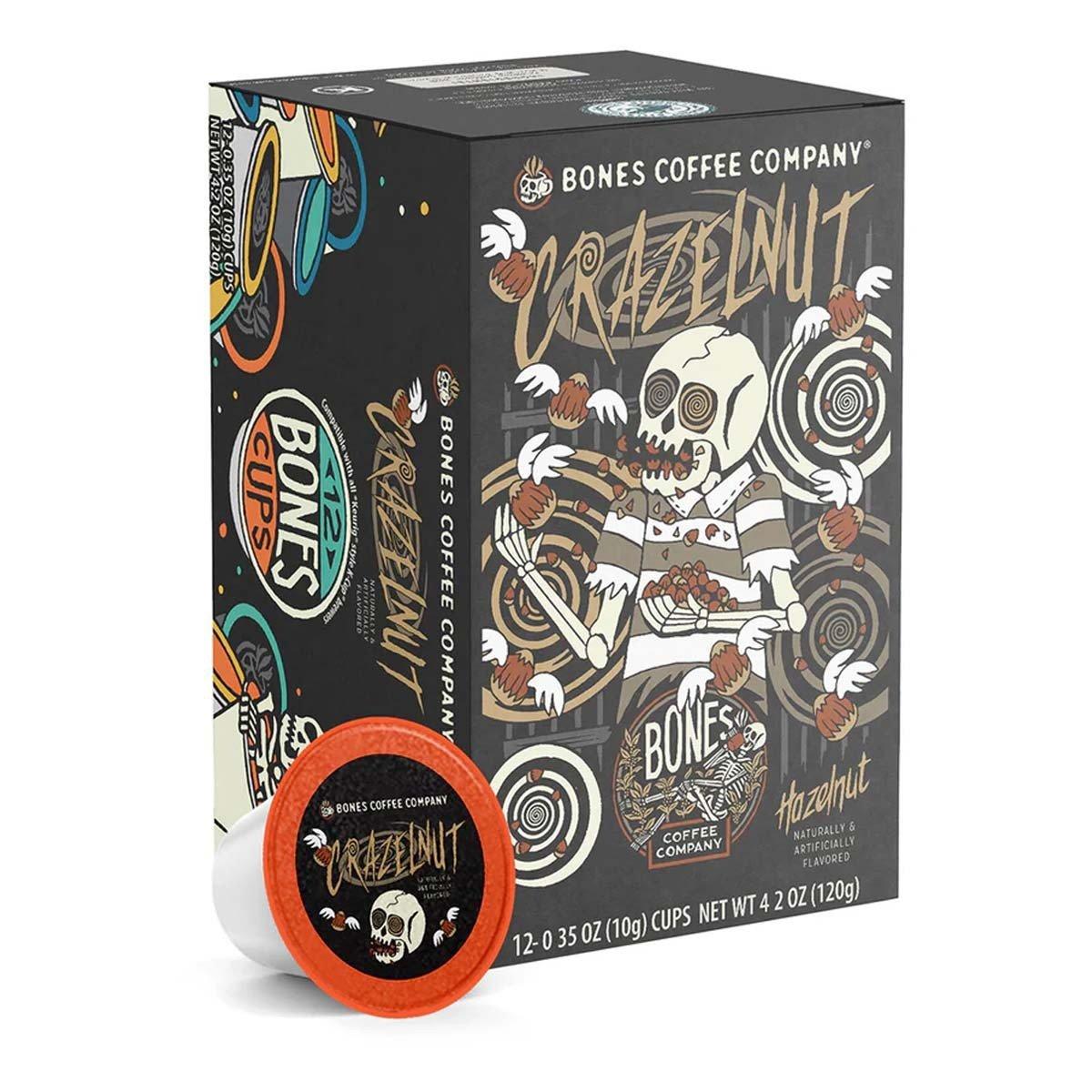 Bones Coffee Co. Crazelnut Bones Cups - 12 Count Coffee - Bones Coffee Co.