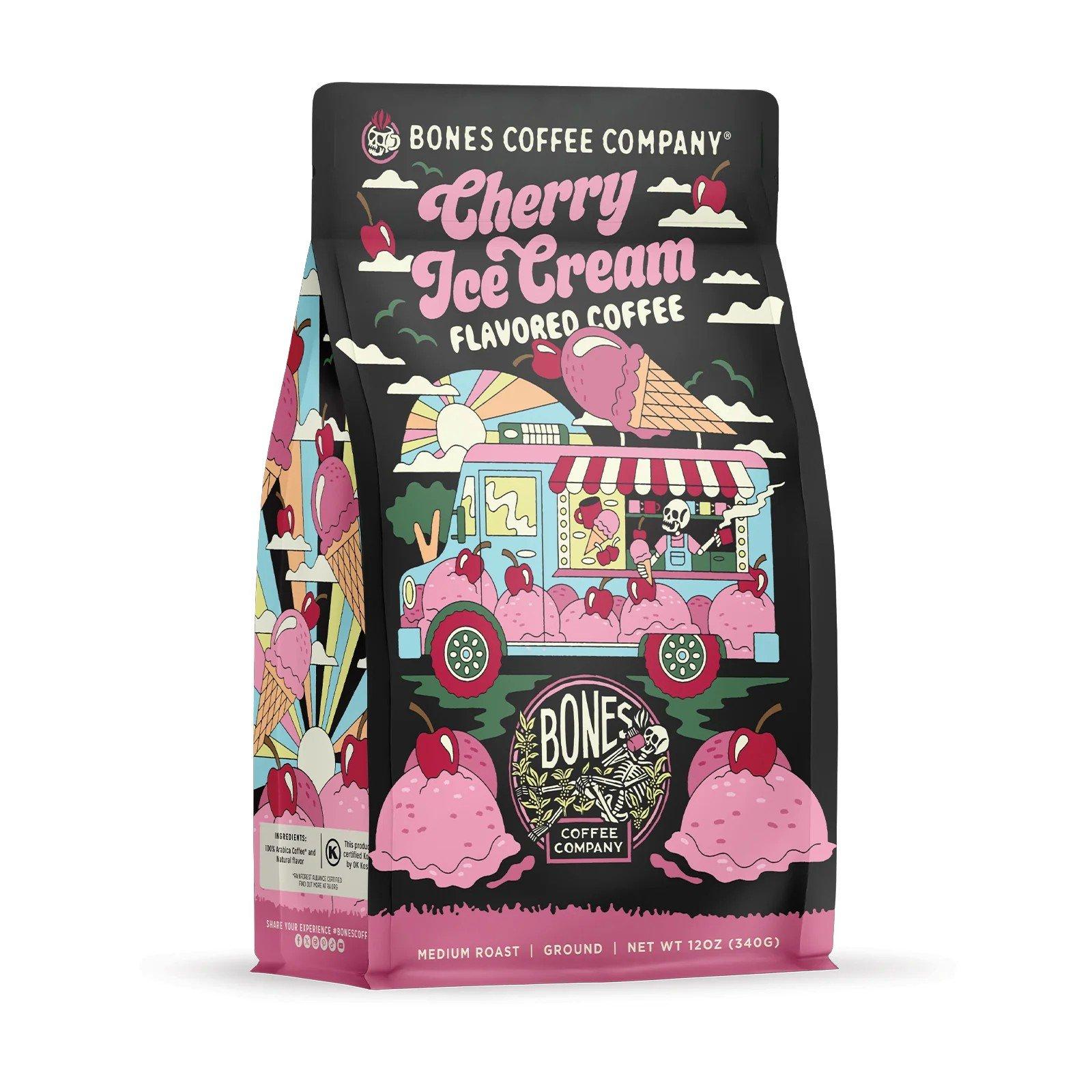 Bones Coffee Co. Cherry Ice Cream Ground Coffee - Bones Coffee Co.