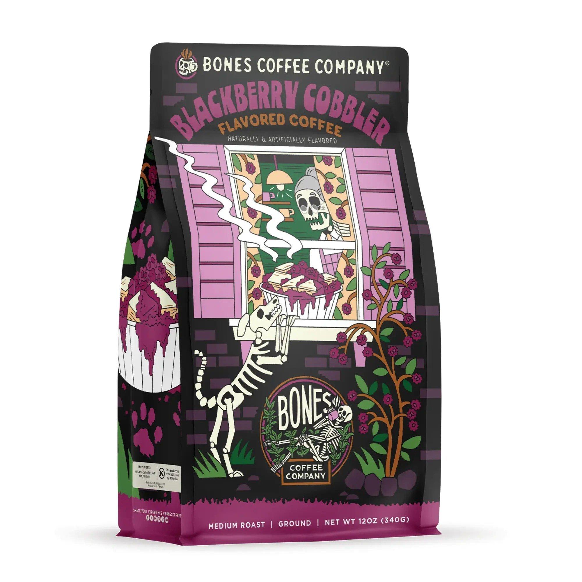 Bones Coffee Co. Blackberry Cobbler Ground 12 Oz Coffee - Bones Coffee Co.