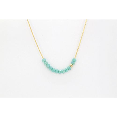 Salty Cali Sprinkle of Cyan Necklace - Primary Image