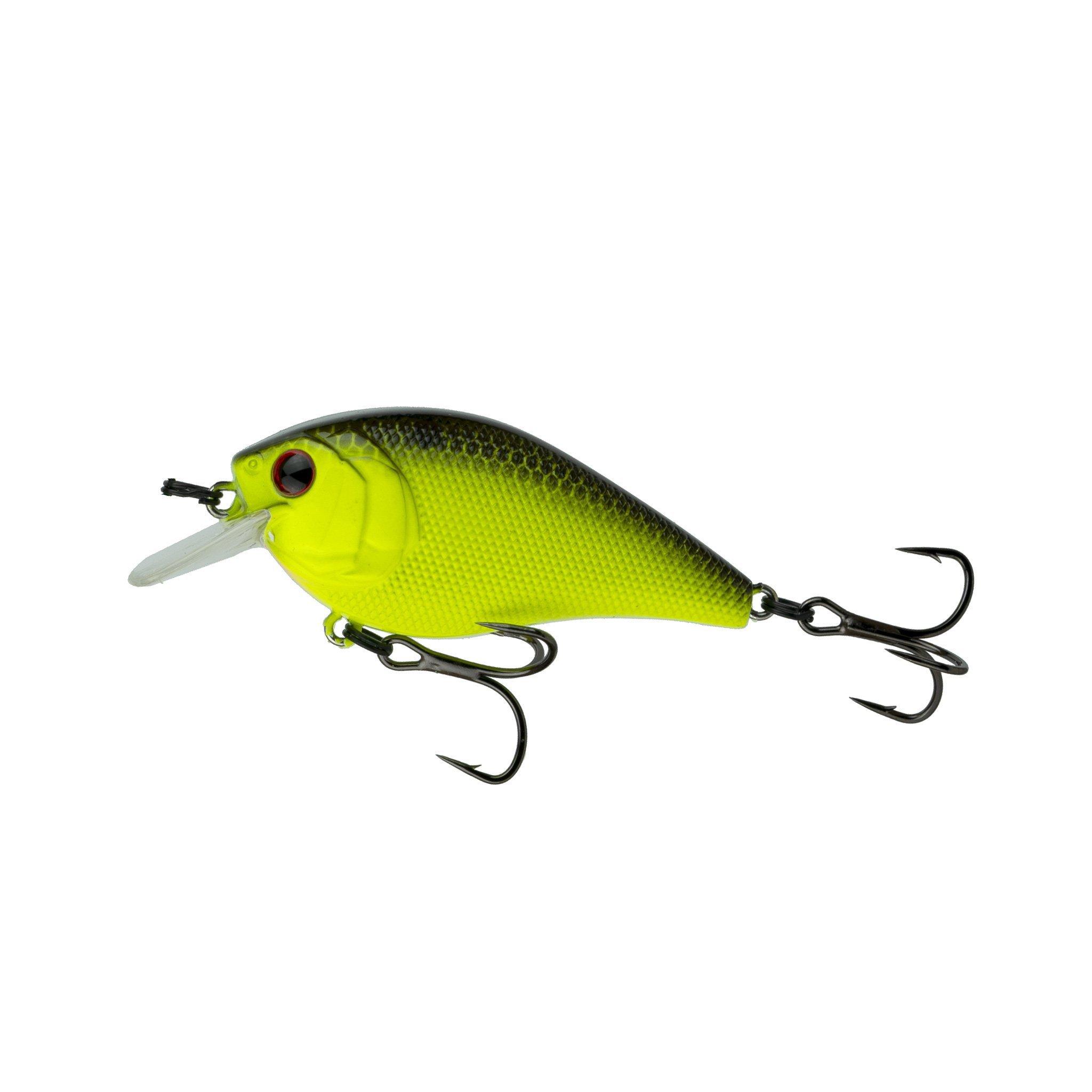 15615::Chartreuse Black Back - 6th Sense Fishing Crush 50X Squarebill Crankbait