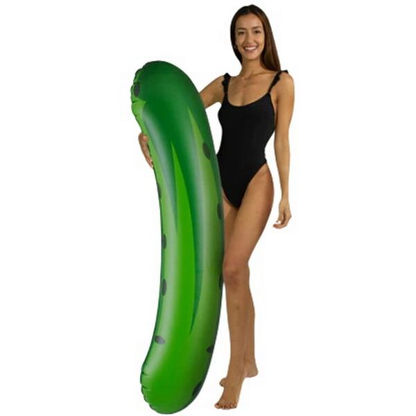 Pool Candy Giant Inflatable Pickle Pool and Beach Noodle