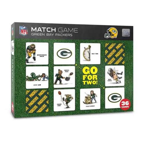 YouTheFan Green Bay Packers Matching Game - Primary Image