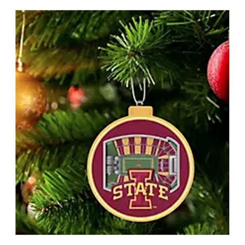 Iowa State 3D Stadium View Ornament - Primary Image
