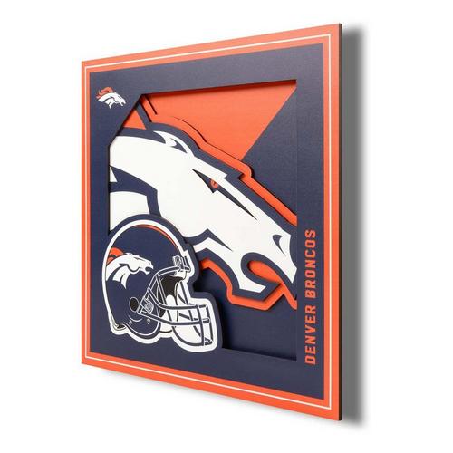 You The Fan Denver Broncos Logo Wall Sign - Primary Image