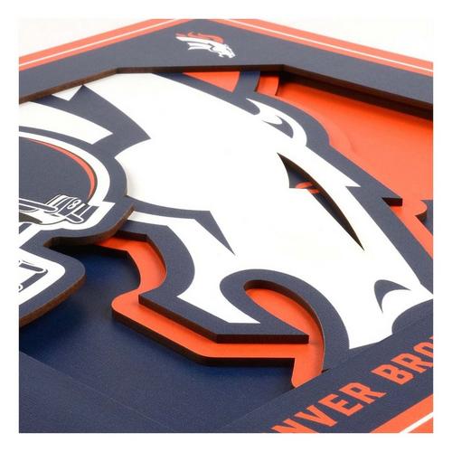 You The Fan Denver Broncos Logo Wall Sign - Primary Image