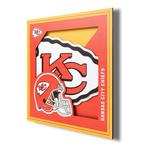 You The Fan Kansas City Chiefs Logo Wall Sign - Thumbnail 1 of 6