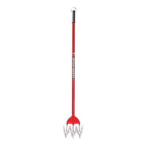 Garden Weasel 3 Tine Steel Rotary Hand Cultivator 45 in. Steel Handle - Primary Image