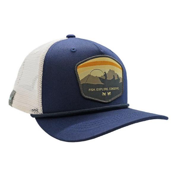 REPYOURWATER Drifter Badge 5-Panel Fly Fishing Snapback Hat