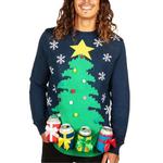 Tipsy Elves Christmas Tree with Beer Holsters Ugly Christmas Pullover Sweater - Thumbnail 1 of 3