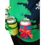 Tipsy Elves Christmas Tree with Beer Holsters Ugly Christmas Pullover Sweater - Thumbnail 2 of 3