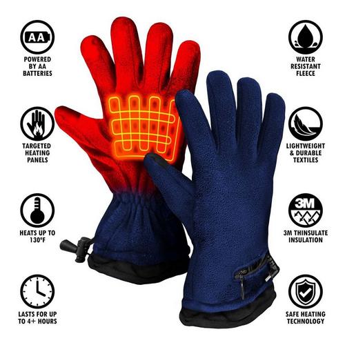 Men's ActionHeat AA Fleece Heated Gloves - Primary Image