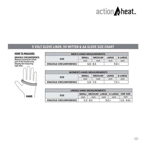 Men's ActionHeat AA Fleece Heated Gloves - Primary Image
