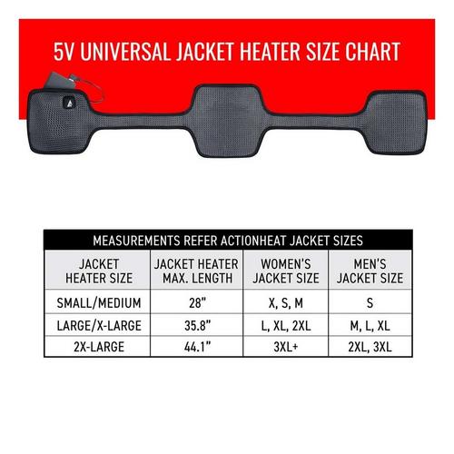 ActionHeat 5V Battery Heated Jacket Insert - Primary Image