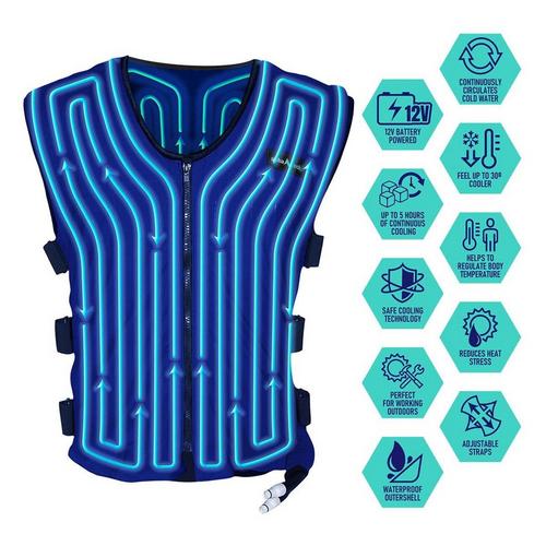 AlphaCool 12V Motorcycle Circulatory Cooling Vest System - Primary Image