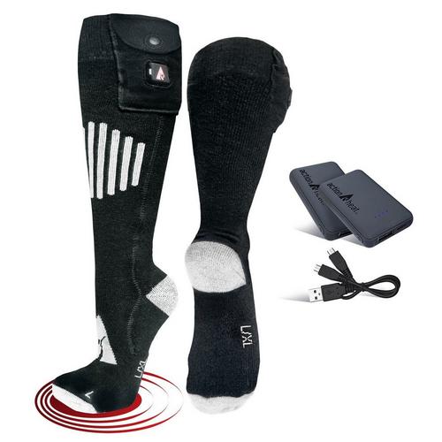 ActionHeat Cotton 5V Battery Heated Knee High Socks - Primary Image