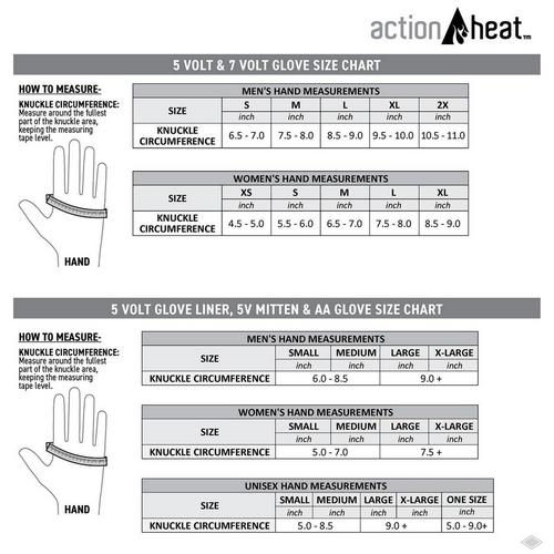 Men's ActionHeat 5V Slim Fit Fleece Heated Gloves - Primary Image