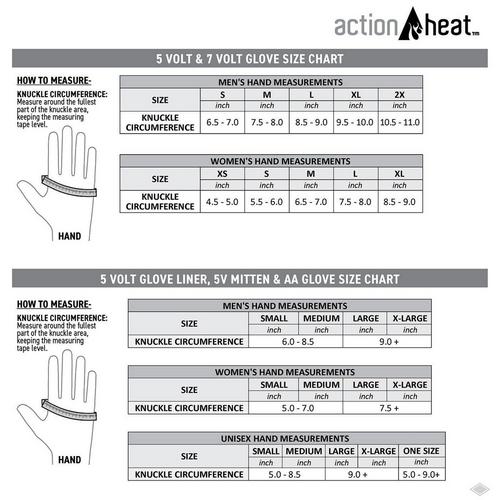 Women's ActionHeat 5V Slim-Fit Fleece Heated Gloves - Primary Image