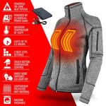 Women's ActionHeat 5V Battery Fleece Jacket - Thumbnail 4 of 10