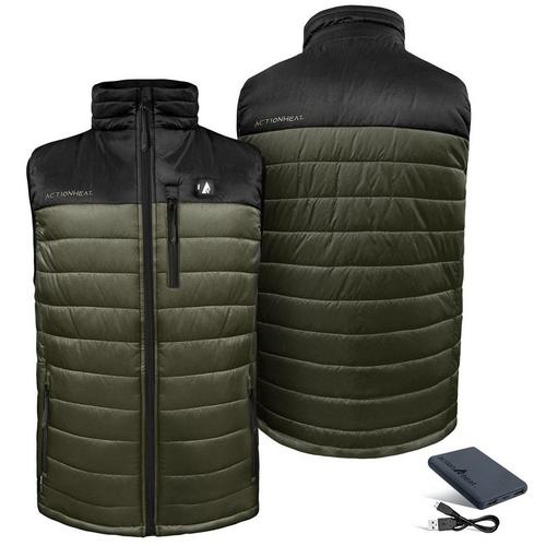 Men's ActionHeat 5V Pocono Battery Heated Puffer Vest - Primary Image