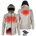 Women's ActionHeat Battery Heated Slim Fit Hoodie Full Zip - Thumbnail 3 of 9